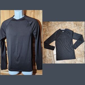 Everlast Sport black long sleeve compression fit shirts mens small